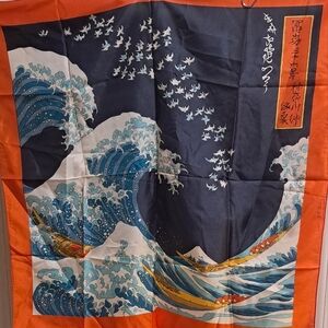 27" square vintage Italian Acetate scarf